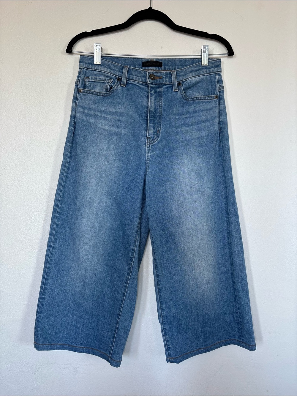 Uniqlo Jeans Wide-Leg Cropped Capri Culottes women’s Jeans Cotton High rise